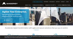 Desktop Screenshot of masergy.com