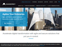 Tablet Screenshot of masergy.com